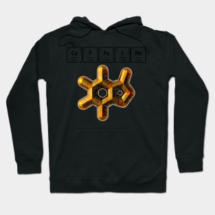 CaFFeINe with 3D Molecule Hoodie